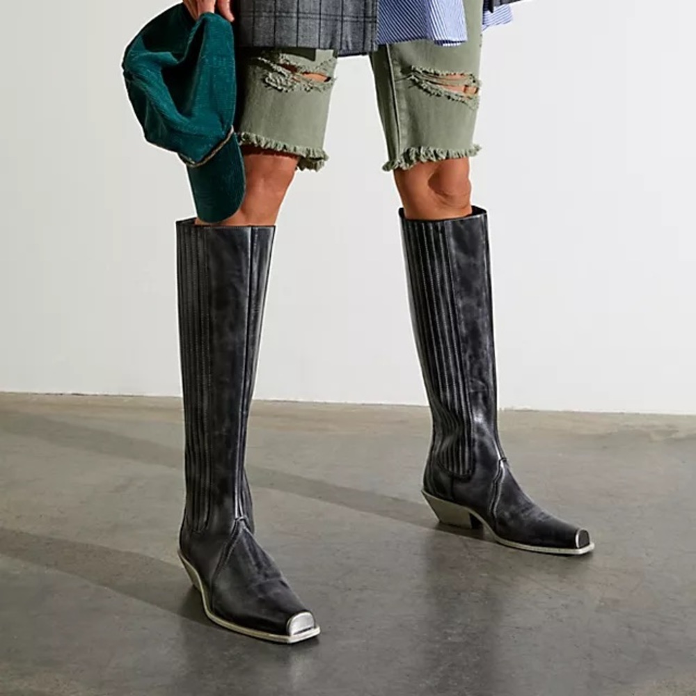 NWOT Free People Day and Night Tall Chelsea Boots